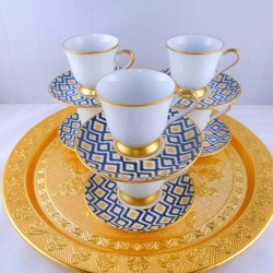 Hafsa Bohemia Crystal Medium Size Coffee Set