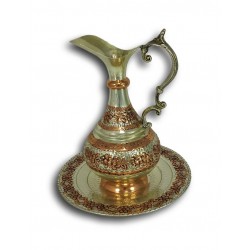 Copper Turkish Ibrik Full Handmade