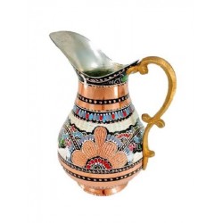 Hand Painted Pure Copper Pitcher