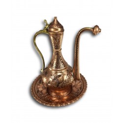 Large Handmade Turkish Copper Ibrik