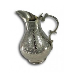 Turkish Copper Pitcher Flower Design