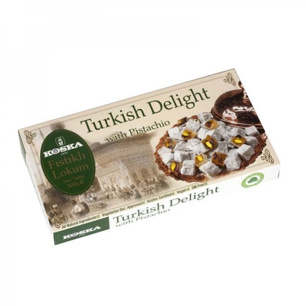 Koska Turkish Delight With Pistachio  500 Gr.
