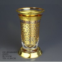 Bakhoor Burner Glass Expo Gold