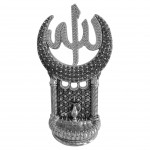 Crystal Coated Fountain Name Of Allah Islamic Sculpture Gift 