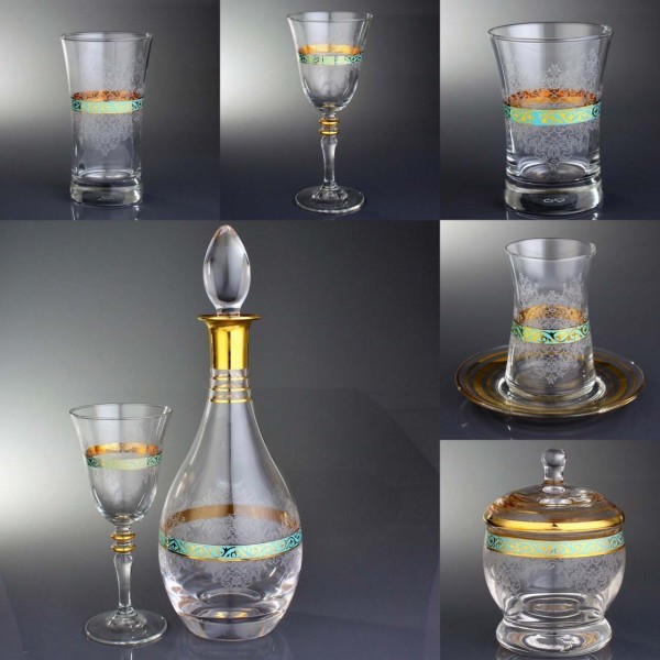 Complete Glass Drinking Sets With Pitcher