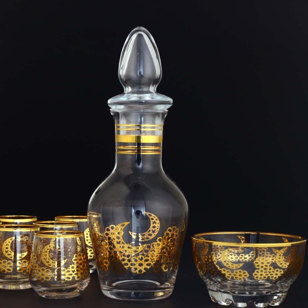 Gold Color Water - Zamzam Glasses Set