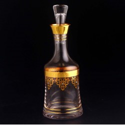 Gold Colored Arabic Style Beverage Water Glass Pitcher