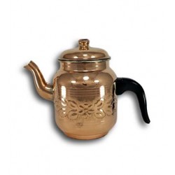 Handmade Copper Vintage Design Turkish Tea Pot