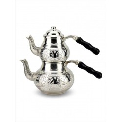 Handmade Double Copper Tea Kettle Pot