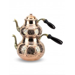 Handmade Original Copper Turkish Tea Pot