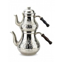Handmade Thick Copper Turkish Tea Kettle Pot