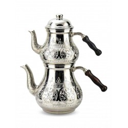 Handmade Thick Copper Turkish Tea Kettle Pot