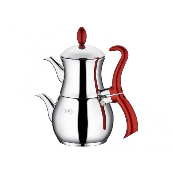 New Design Stainless Steel Turkish Tea Pot Kettle Red