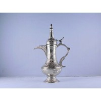 Small Silver Color Zinc Casting Dallah