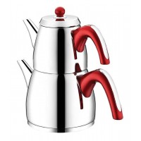 Stainless Steel Traditional Design Turkish Tea Pot Set