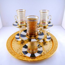 2019 Collection Latest Thin Waist Tea Set With Holder