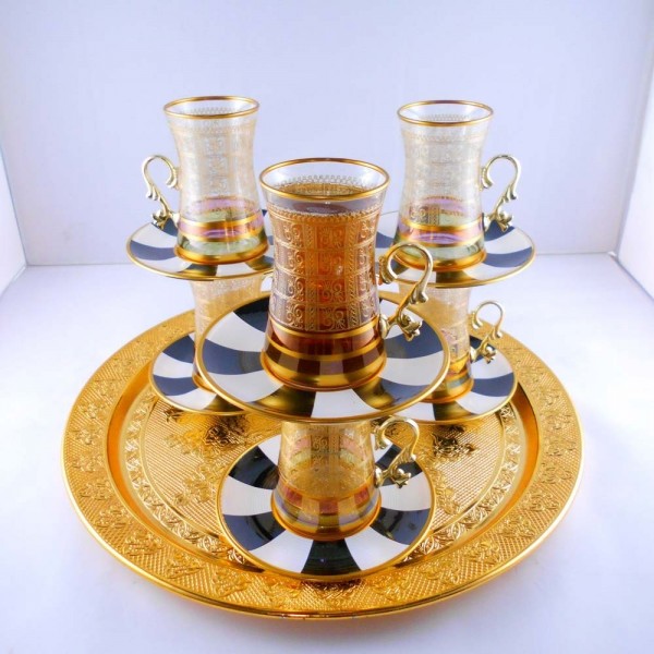2019 Collection Latest Thin Waist Tea Set With Holder