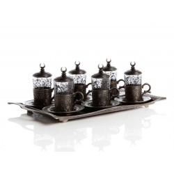 Antique Design Tea Set For Six People Turkish Style