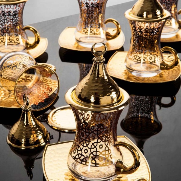 Arabic  Tea Cups Set For Six People