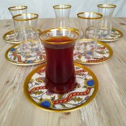 Bigatti 12 Pcs Thin Waist Cream Color Tea Set