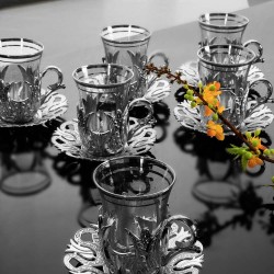 Elegant Tea Cups Turkish Style