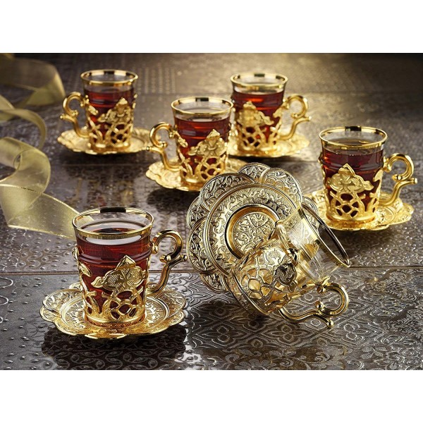 Gold Model Latest Model Middle Eastern Tea Set